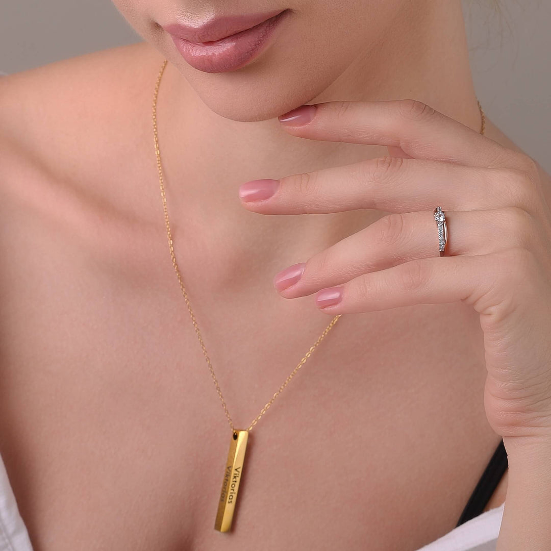 Personalised Bar Necklace