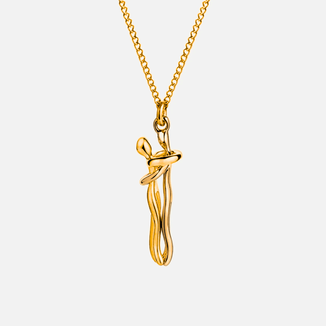 Hug Necklace Solid Gold